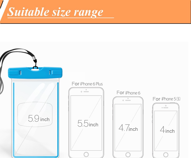 Universal Waterproof Mobile Phone Cases Universal Waterproof Mobile Phone Cases