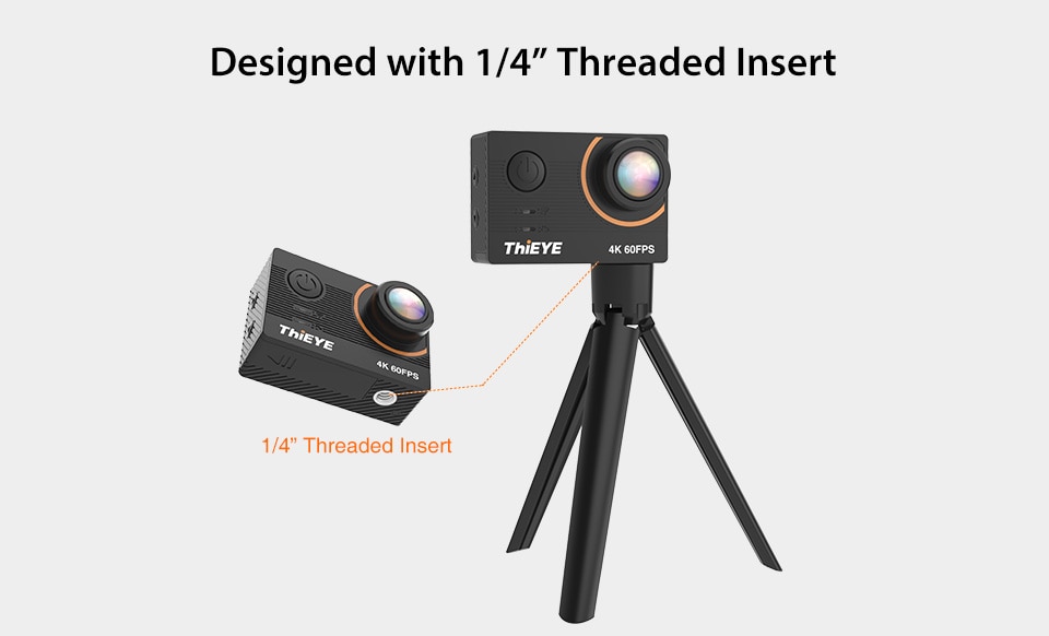 4K Ultra HD Action Camera with Gyro Stabilizer